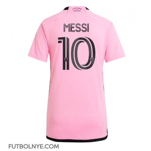 Camiseta Inter Miami Lionel Messi #10 Primera Equipación para mujer 2024-25 manga corta